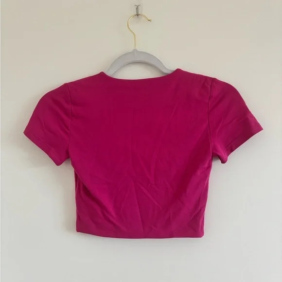 Aritzia Babaton Pink Crop Top - Picture 4 of 4